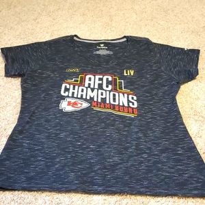 Fanatics KC AFC  Champions shirt